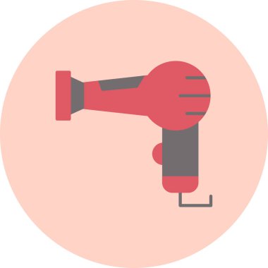 Kırmızı bir simgenin vektör illüstrasyonu