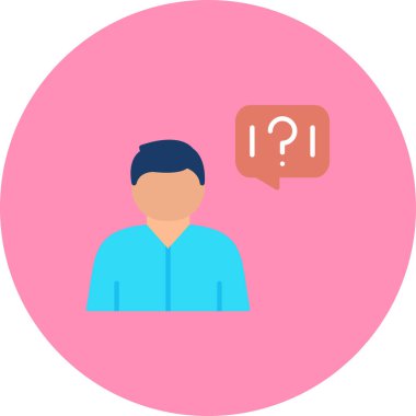 soru simge vektör çizim