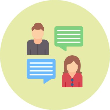 insanlarla konuşma balonları