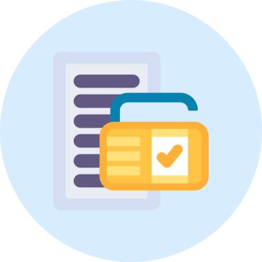 belge dosya simgesi, vektör illüstrasyon tasarımı