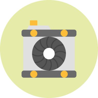 kamera vektör simgesi, vektör basit tasarım