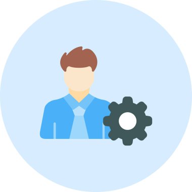 dişli vektör simgesi, vektör basit tasarımı