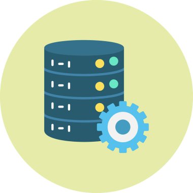 veri depolama vektörü simgesi