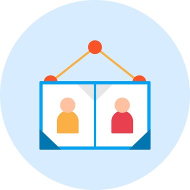 İnsan simgesinin vektör illüstrasyonu