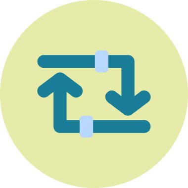 Ok. Web simgesi basit illüstrasyon