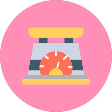 Saat. Web simgesi basit illüstrasyon