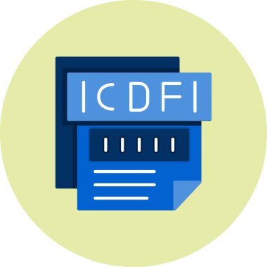 dosya biçimi simgesi, vektör illüstrasyonu