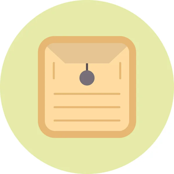 Bir belgenin vektör illüstrasyonu