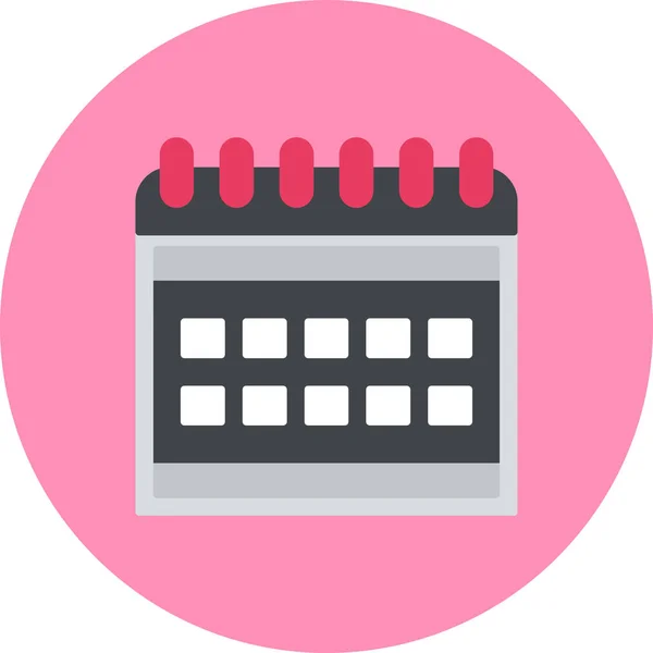 Takvim simgesi vektör illüstrasyonu