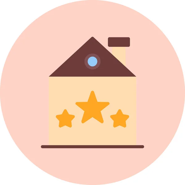 Ev. Web simgesi basit illüstrasyon