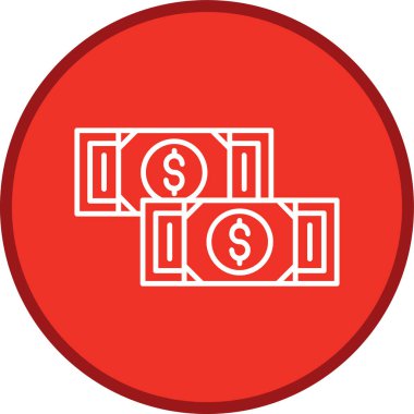 Para ikonu. Vektör çizimi. 10 saniye..