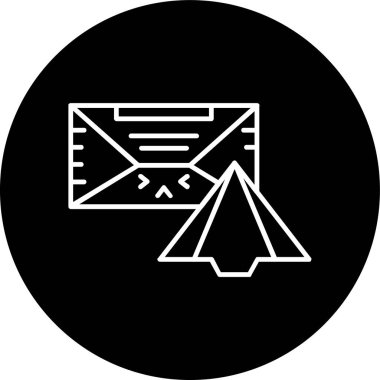 vektör posta simgesi illüstrasyonu