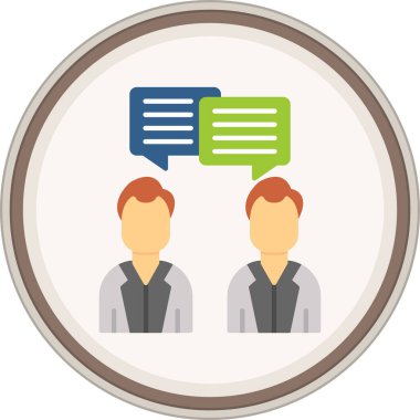 iş insanları simgesi vektör illüstrasyonu