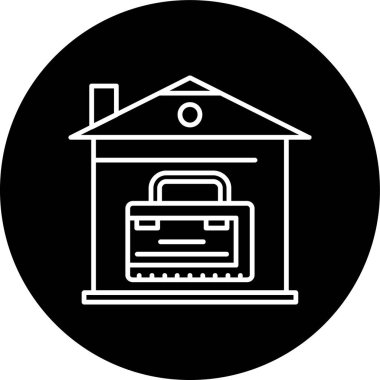 Ev. Web simgesi basit tasarım