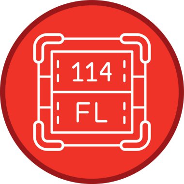 Modern bir kırmızı kart simgesinin vektör çizimi