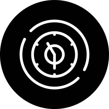 Hedef simgenin vektör illüstrasyonu