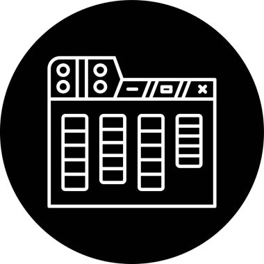 seo modern simgesinin vektör illüstrasyonu