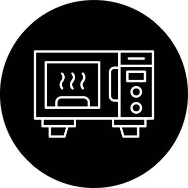 Fırın. Web simgesi basit tasarım