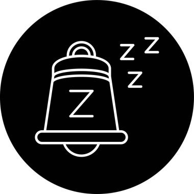 Alarm simgesi vektör illüstrasyonu