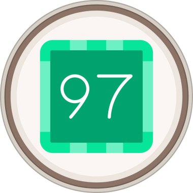 9879 simgesi. Beyaz arkaplanda internet düğmesi