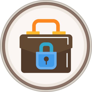 ikon vektör illüstrasyonunu kilitle