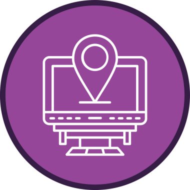 seo modern simgesinin vektör illüstrasyonu