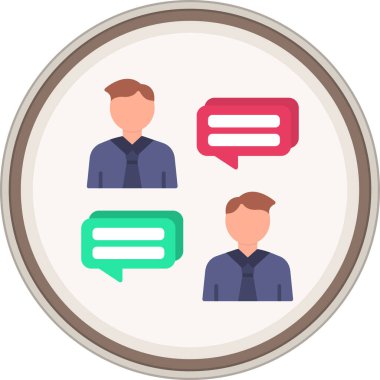 Modern simgenin vektör illüstrasyon tasarımı