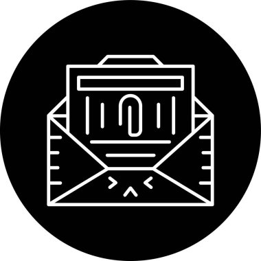 posta simgesi, vektör illüstrasyonu