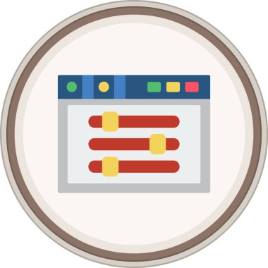 Web tasarım vektörü simgesi