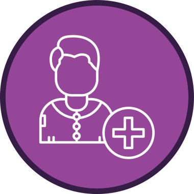 Hasta Hattı çoklu daire. Web Kullanımı için Vektör İllüstrasyonu