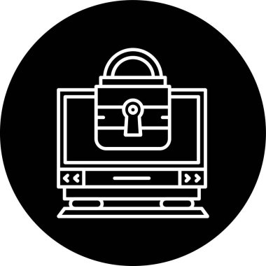 Ters çevrilmiş halkayı görüntüle. Web Kullanımı için Vektör İllüstrasyonu