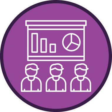 Presentation Line multi circle. Vector Illustration For Web Use