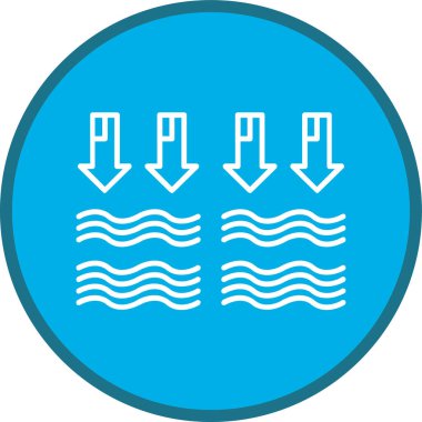 Ok Çizgisi çok daireli. Web Kullanımı için Vektör İllüstrasyonu