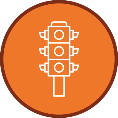 Traffic Line multi circle. Vector Illustration For Web Use