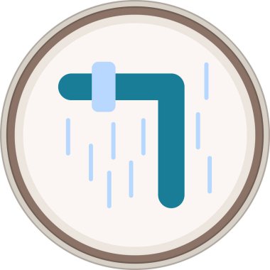 Düz zıpla çıkartması. Web Kullanımı için Vektör İllüstrasyonu