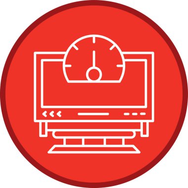 Dashboard Line multi circle. Vector Illustration For Web Use