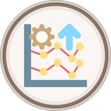 Çizelge düz etiketi. Web Kullanımı için Vektör İllüstrasyonu