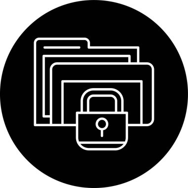 Dizin Satırı ters çevrilmiş çember. Web Kullanımı için Vektör İllüstrasyonu