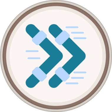 Sembol yassı çıkartması. Web Kullanımı için Vektör İllüstrasyonu