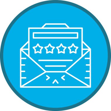 Favori çizgisi çoklu daire. Web Kullanımı için Vektör İllüstrasyonu