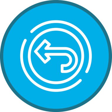 Çoklu halkayı geri al. Web Kullanımı için Vektör İllüstrasyonu