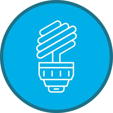 Eko Ampul Hattı çoklu daire. Web Kullanımı için Vektör İllüstrasyonu