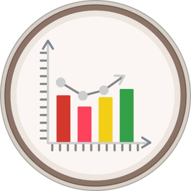 Çizelge düz etiketi. Web Kullanımı için Vektör İllüstrasyonu