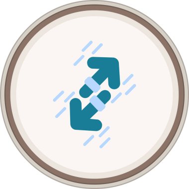 Düz etiketi karıştır. Web Kullanımı için Vektör İllüstrasyonu