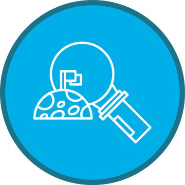 Goal Line multi circle. Vector Illustration For Web Use