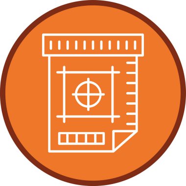 Dosya satırı çoklu daire. Web Kullanımı için Vektör İllüstrasyonu