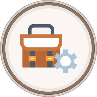 Yönetim Lastiği çıkartması. Web Kullanımı için Vektör İllüstrasyonu