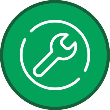 Anahtar çizgisi çoklu daire. Web Kullanımı için Vektör İllüstrasyonu