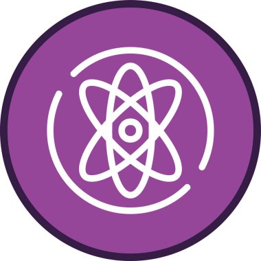 Physics Line multi circle. Vector Illustration For Web Use