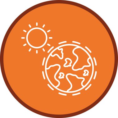 Atmosfer çizgisi çoklu dairesi. Web Kullanımı için Vektör İllüstrasyonu